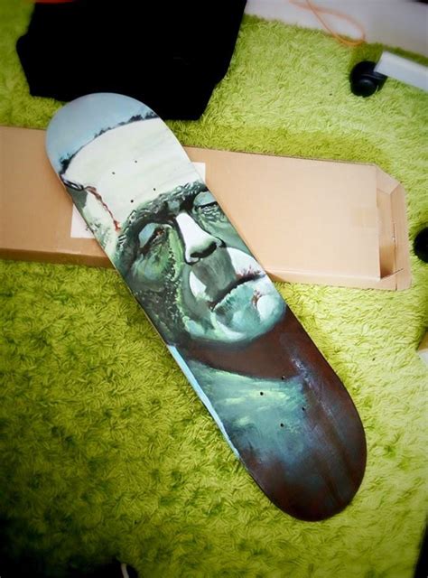 Custom Painted Skateboard Deck By Vitorafiie On Deviantart