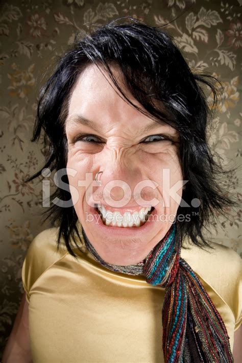 Man Making A Funny Face Stock Photos