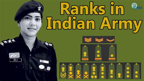 Indian Army Ranks And Insignia Cds Afcat Nda Youtube