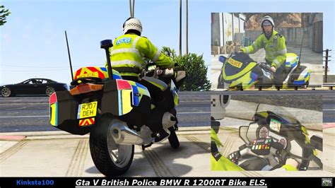 Gta 5 British Police Bmw R 1200rt Bike Els V Rel Youtube