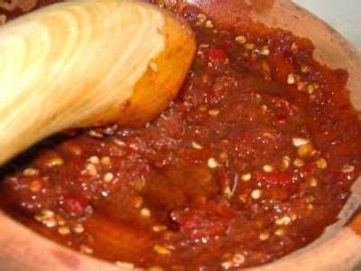 Masukan terlebih dahulu cabe merah di ulekan sambal terung asam (untuk 4 porsi). Resep Sambal Tomat Mentah Sunda | Resep, Resep masakan, Resep masakan indonesia