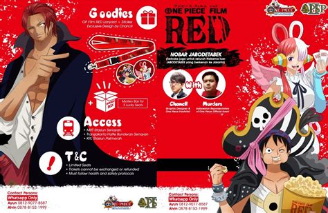 Jadwal Nobar Film One Piece Red Di Jabodetabek Catat Tanggal Dan