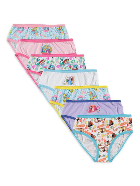 Girls Underwear Disney Girls Moana Girls Panty Multipacks Briefs