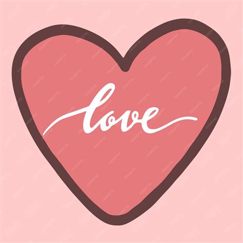 premium vector love symbol valentine vector illustration
