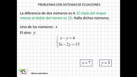 22 Problemas De Matematicas De Sistemas De Ecuaciones  Talas