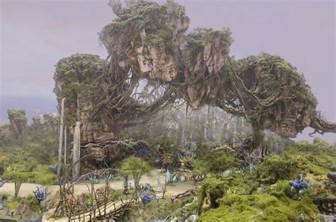 Avatar Land Update Reveals Glowing Plants New Pandora Artwork From