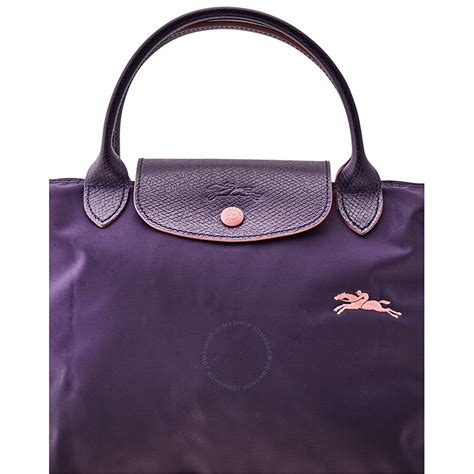 Longchamp Le Pliage Club Top Handle S In Purple Longchamp Handbags