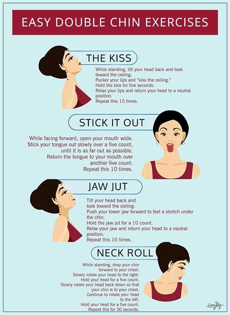 5 Exercises To Avoid Stubborn Double Chin Double Chin Exercises