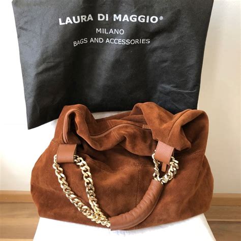 Laura Di Maggio Milan Stunning Suede Hobo Shoulder Bag Catawiki