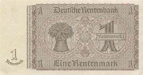 1 Rentenmark German Empire 1937 166b - Coins of Germany