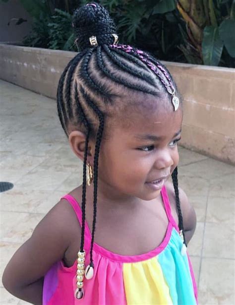 30 Braids And Beads Hairstyles For Kids Hairdo Hairstyle