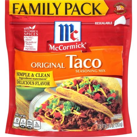Mccormick Taco Seasoning Mix 10 Oz