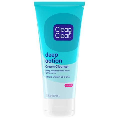 Clean And Clear Deep Action Deep Action Cream Skin Cleanser Walgreens