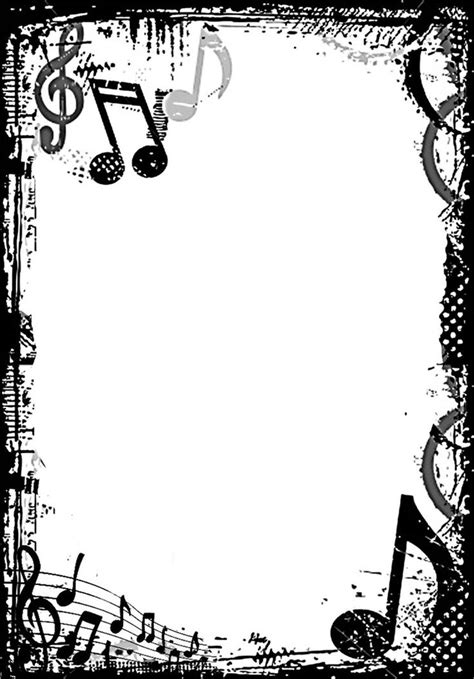 Musical Borders Music Notes Borders Clipart Wikiclipart