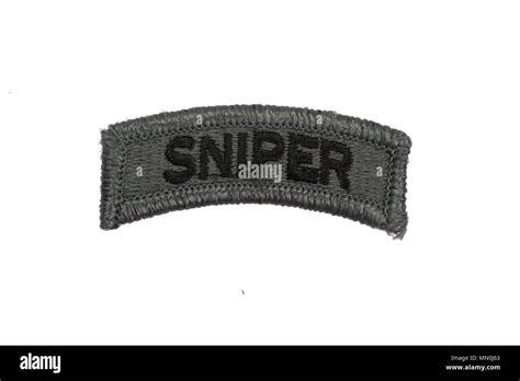 Us Army Sniper Badge Isolated Stock Photo Alamy
