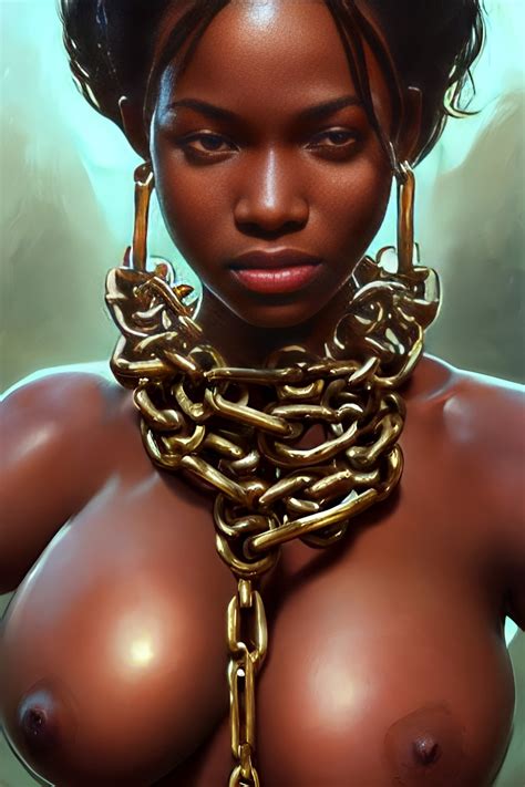 Rule 34 1girls African African Female Ai Generated Big Breasts Big Earrings Black Female Black