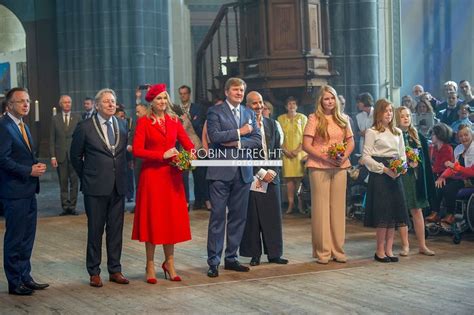 27 4 2018 Groningen King Willem Alexander And Queen Maxima And Princess Amalia Ariane And