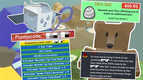 These often include buffs, honey, gumdrops, tickets, and basically any item that it's possible to get in the game. All 26 New Roblox Bee Swarm Simulator Codes Op 10x Field ...