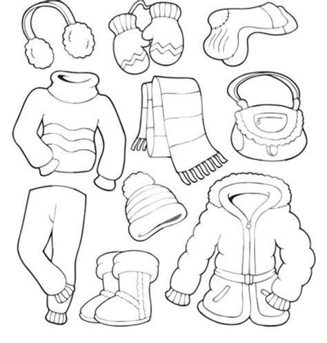 Cloth Coloring Pages At Free Printable Colorings