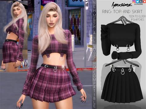 Welcome To Lynxsimz Tumblr Page Ring Set Top And Skirt Download Top