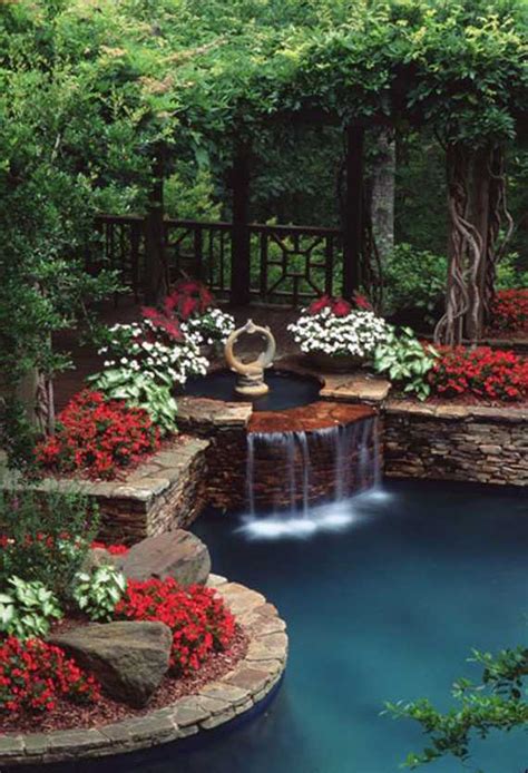 Simple landscape design ideas backyard. 30 Beautiful Backyard Ponds And Water Garden Ideas