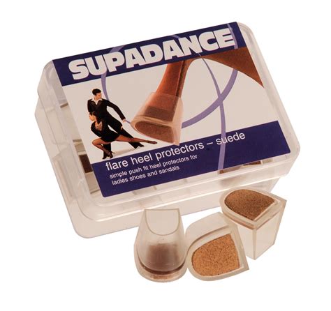 Supadance Flare And Cuban Heel Protectors With A Suede Base Duo Dance