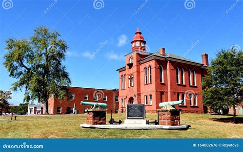 Old Prince William County Courthouse Manassas Va Stock Photo Image