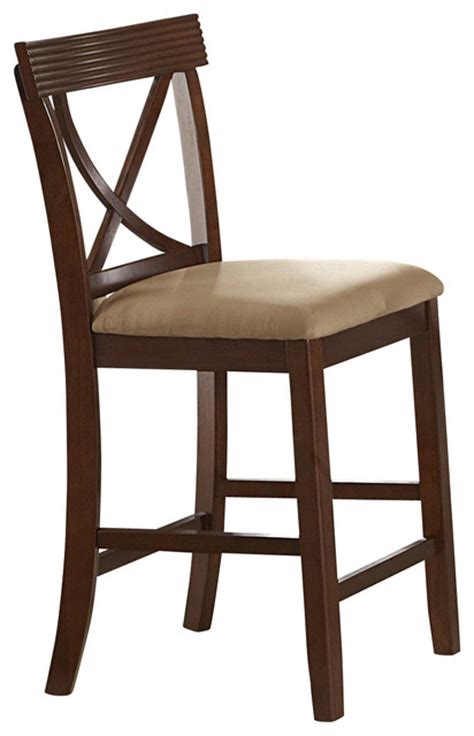 Home » chairs ideas » counter height chairs with arms. Homelegance Sunbelt Upholstered Counter Height Chair in ...