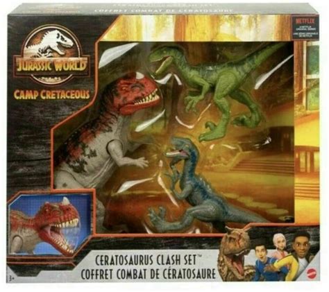 Jurassic World Camp Cretaceous Ceratosaurus Clash Set