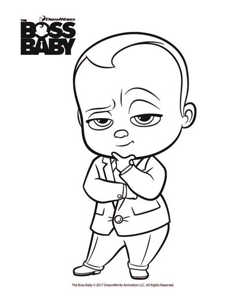 Print a funny coloring page of dreamwork's the boss baby. Free coloring printables for The Boss Baby from Dreamworks ...