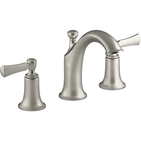 Manufacturers kohler repair parts faucets bath tub & shower adapters. Shop KOHLER Elliston Vibrant Brushed Nickel 2-Handle ...