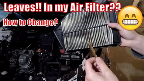 How To Replace An Engine Air Filter Maintenance Interval Youtube