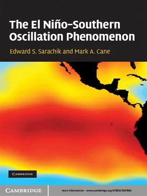 The El Niño Southern Oscillation Phenomenon Ebook By Edward S Sarachik