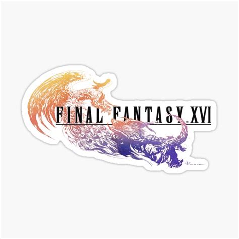 Final Fantasy Xvi Sticker For Sale By Hiddenmist Redbubble