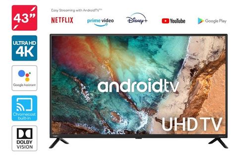 Kogan 43 4k Uhd Led Smart Android Tv Series 9 Xu9210 Chromecast Android Tv Led Tv