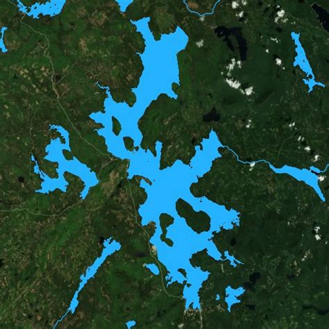 Moosehead Lake Maine Depth Map