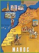 Tourist map of Morocco: tourist attractions and monuments of Morocco