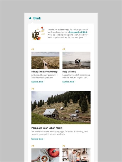 30 Responsive Html Email Newsletter Templates Free And Paid Nice