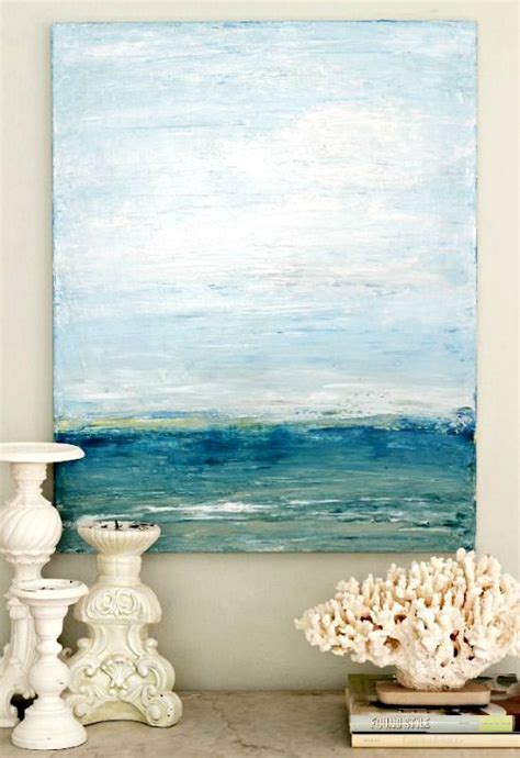Diy Ocean Paintings Anyone Can Make