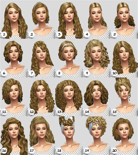 16 Impressive Sims 4 Hairstyles Curly