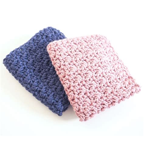 This Washcloth Set Is Perfect For Pampering Theyre Stitched Up Using A Be Crochet