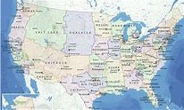 如果依据自然地形划分美国各州，会是怎样的？ - 知乎