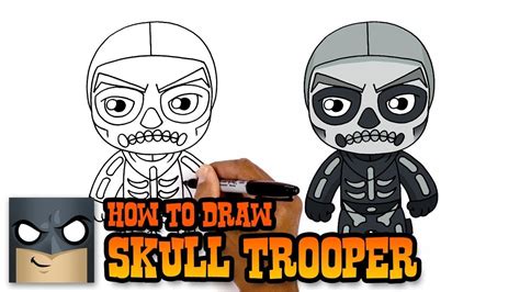 Fortnite save the world trailer 2019. Fortnite | How to Draw Skull Trooper (Art Tutorial) | Skulls drawing, Art tutorials drawing ...