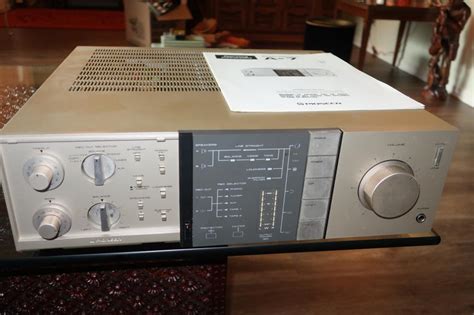 Bid Now Vintage Pioneer A 7 Stereo Amplifier Non Switching Amp