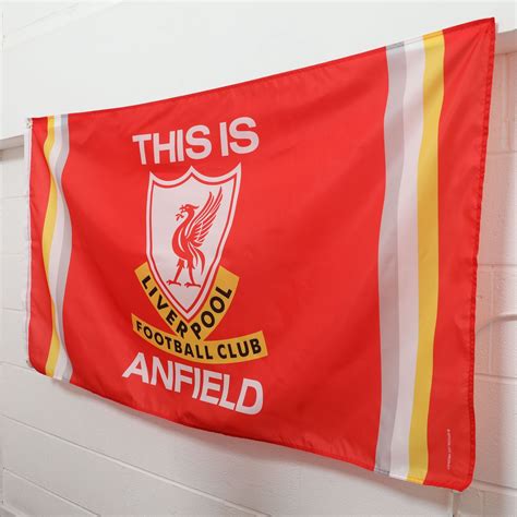 Liverpool fc flagge big logo lfc polyesterflagge,maße cm x 52cm mit 2 metallösen. Liverpool FC Tia Flagge LFC offizielle | eBay