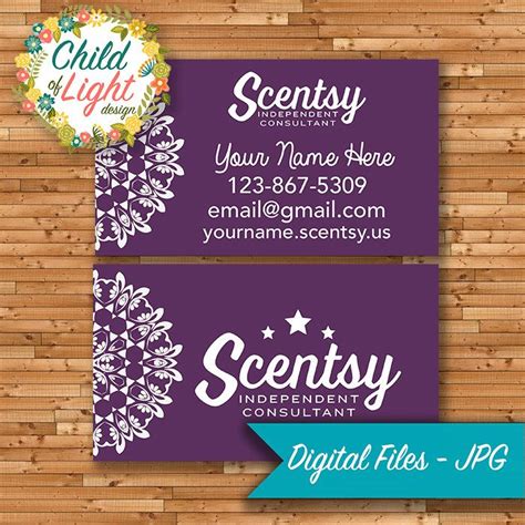 Adobe spark allows you to design unique business cards that best represent your business. Authorized Scentsy Vendor - Business Cards - Custom ...