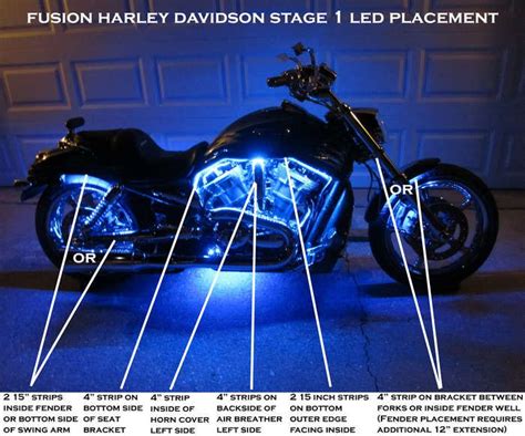 Installing led strips on a harley davidson. sportster with led lights - Google Search | Autos y motos ...