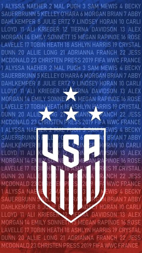 Maybe you would like to learn more about one of these? Free download Team USA members 2019 FIFA Womens World Cup Usa soccer team 609x1083 for your ...