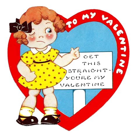 Vintage Valentine Card To My Valentine Circa 1940 Flickr