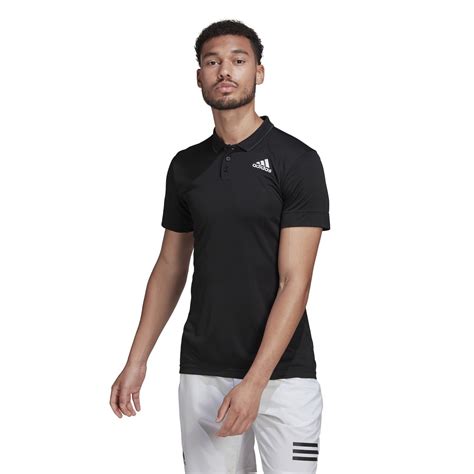 Adidas Tennis Freelift Polo Shirt Mens Black